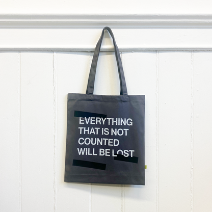 The EVERYTHING THAT IS NOT COUNTED Canvas Bag (Batch No.2)