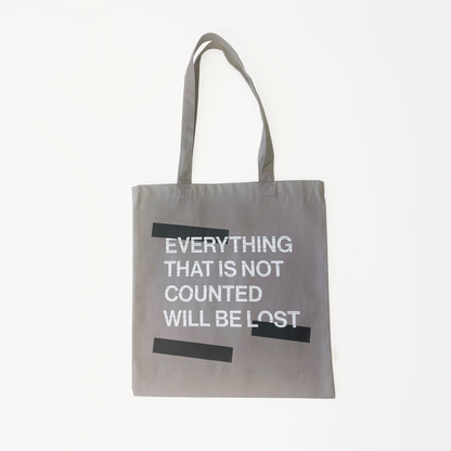 The EVERYTHING THAT IS NOT COUNTED Canvas Bag (Batch No.2)