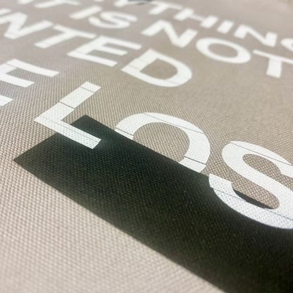 The EVERYTHING THAT IS NOT COUNTED Canvas Bag (Batch No.2)